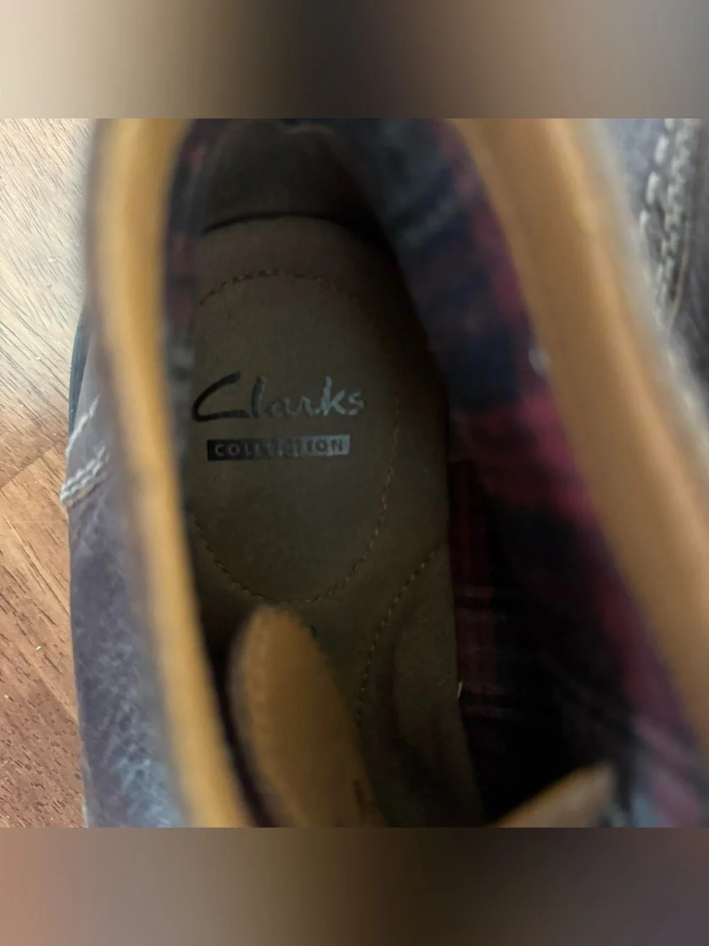 Clarks Collection Brown Leather Chukka Ankle Boots Size 10